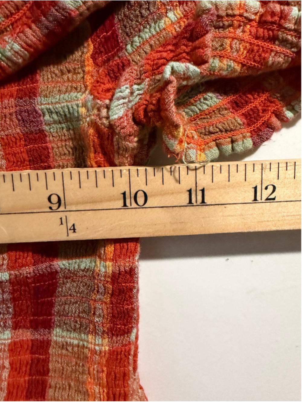 Women's Urban Outfitters Plaid Maxi Dress, Size M, Red and Orange
426 - Picture 8 of 10